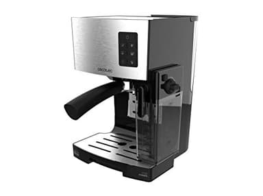 Cecotec Power Instant-ccino 20 Caffettiera Semiautomatica, 20 Bar, 1450 W, capacità 1'4 L, Serbatoi per Latte, Doppia Uscita, Fino Due Tazze, Acciaio Inossidabile