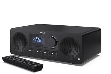 SHARP XL-B720D(BK) TOKYO Sistema audio tutto in uno con radio DAB, DAB+, FM, Bluetooth, CD-MP3, riproduzione USB, connessione cuffie e 60W, colore nero