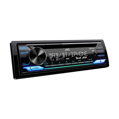 JVC Autoradio Bluetooth KD-DB922BT, Autoradio con DAB+, Bluetooth Automatic Pairing per iPhone, USB/AUX, Lettore CD, Alta Qualità del Suono, Controllo da Remoto con App, Illuminazione Multicolore