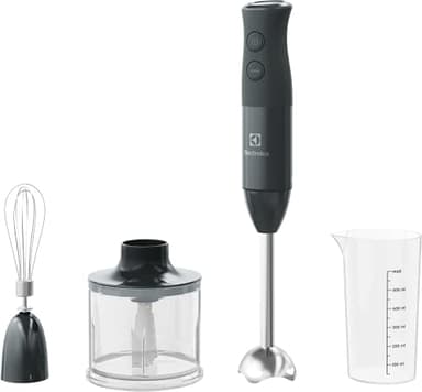 Electrolux E4Hb1-6Gg Frullatore A Immersione Con Tecnologia Truflow, 600 W, Plastica, Nero