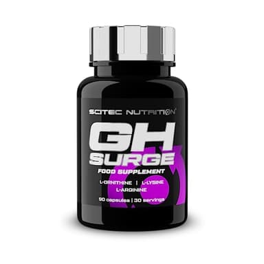 Scitec Nutrition GH Surge, Integratori alimentari a base di L-Arginina, L-Ornitina e L-Lisina, 90 capsule