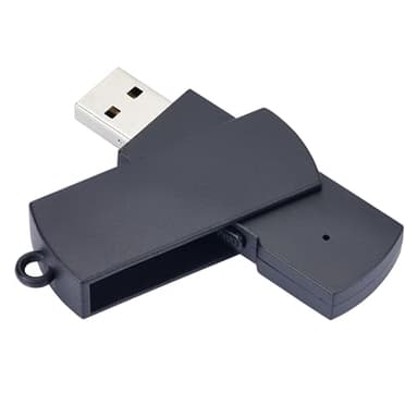 Registratore Vocale USB Digital microfono Portatile 64GB Registratore Audio Digitale Professionale Ricaricabile USB per Lezioni, Riunioni, Interviste (Black)