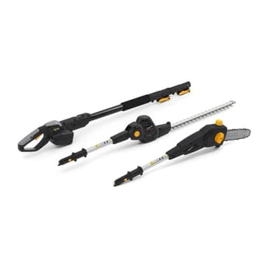 Alpina Multitool AMT 20 Li Kit, Potatore Telescopico da 20 cm (280W), Accessorio Tagliasiepi con Lame da 45 cm (150W), per Altezze Elevate, Batteria da 20 V (4 Ah), Batteria e Caricabatteria Inclusi
