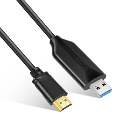 AXFEE USB 3.0 a HDMI Cavo 1.5 M,1080P USB 3.0/2.0 a HDMI Video Converter, Compatibile con PC Laptop Windows XP 7/8/8.1/10/XP/MacOS, Desktop, Monitor, Proiettore, HDTV