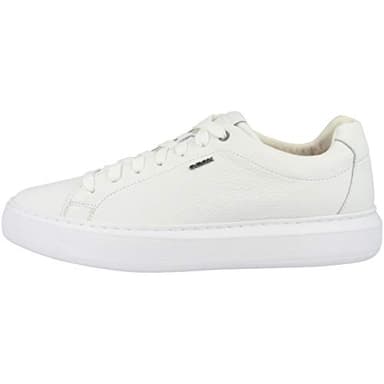 Geox U Deiven B, Sneakers Uomo, Bianco White T0c1000, 43 EU