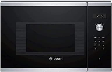 Bosch Serie 6 BFL524MS0 Incasso Solo microonde 20L 800W Nero, Acciaio inossidabile forno a microonde