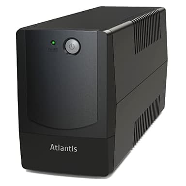 Atlantis OnePower PX1100, UPS Line Interactive 1100VA/550W, AVR (3 stadi), Onda PseudoSinusoidale, 4 prese IEC, 1 Batteria 12V 9Ah