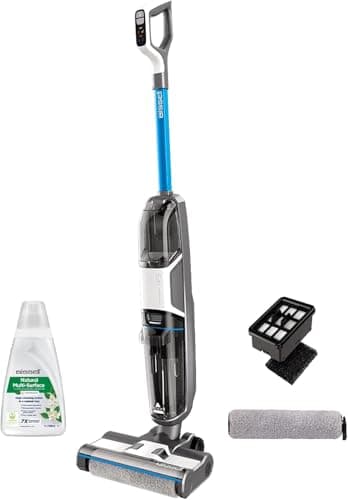 BISSELL CrossWave HF3, Aspirapolvere Senza Fili, Aspira e Lava Insieme, Scopa Elettrica Leggero, 25 Minuti di Autonomia, Lavasciuga Pavimenti, Lavapavimenti Potente, Solo per Pavimenti Duri, 3598N