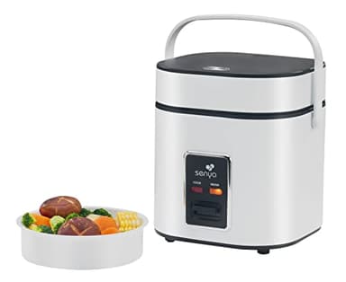 SENYA Rice Perfect, fornello per riso 2L per cottura a vapore, mantenimento al caldo, spegnimento automatico, 400 W SYCK-RC004, bianco