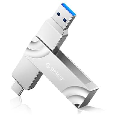 ORICO SSD Esterno 512GB, Hard Disk Esterno SSD fino a 1050MB/s, Doppio USB C + A Unità a Stato Solido Esterne per iPhone 16/PS4/Android Telefono/Tablet/Windows/Mac G201