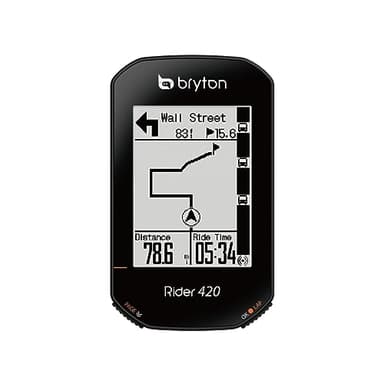 Bryton 420E Rider, Nero, 83.9x49.9x16.9