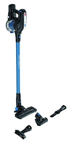 Hoover H-Free 200 HF222UPT Scopa Elettrica Ricaricabile senza Fili, Tecnologia Ciclonica, Multifunzione, Spazzola per Peli Animali, Batteria 22V, Potenza 220 W, Autonomia 40 Min, Leggera, Nero/Blu