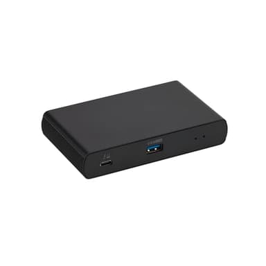 Amazon Basics - Docking station Thunderbolt 4/USB 4, 3 Downstream TBT4 (doppio display), 1 USB A 3.1, EU, Nero, 12,16 x 7,21 x 2,16 cm