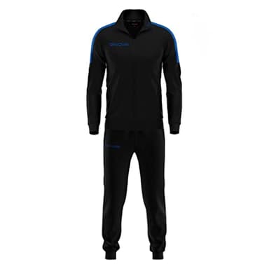 GIVOVA TUTA REVOLUTION TRIACETATO NERO/AZZURRO Tg. XL
