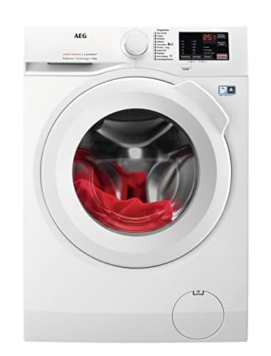 AEG ProSense Serie 6000, Lavatrice a carica frontale L6FBI145, 10kg, Classe A, tecnologia ProSense, cesto GentleCare, funzione Partenza Ritardata, colore Bianco