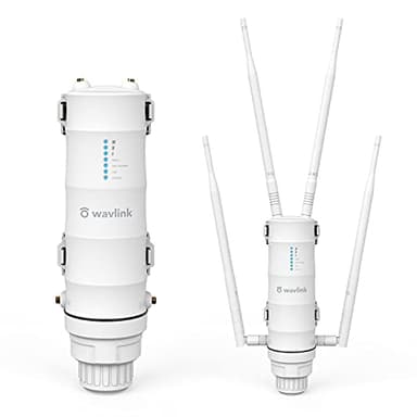 Wavlink AC1200 Ripetitore WiFi Extender Potente/Amplificatore WiFi PoE Passivo Sostenere POE/Dual Band 2.4+5GHz/4 Antenna WiFi Lunga Distanza(Porta LAN Gigabit PoE)…