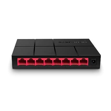 MERCUSYS TP-Link MS108G Switch Ethernet 8 Porte Gigabit, Sdoppiatore Ethernet, Switch Gigabit per la Casa e l'Ufficio, Plug e Play, Montaggio Desktop, Contenitore di Plastica