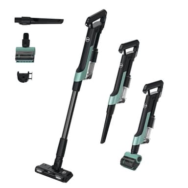 HOOVER HF2 Aspirapolvere senza fili Ultraleggero, POWERTIME 500, compattazione polvere per aumentare la potenza, spazzola per pavimenti duri Anti Groviglio, luci LED, Mini Turbo spazzola [HF201P]