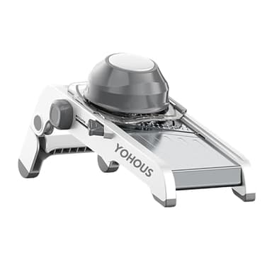YoHous Mandolina per Verdure Professionale Regolabile - Taglia Verdure Manuale in Acciaio Inox - Affetta Verdure a Julienne, Cubetti e Fette Sottili