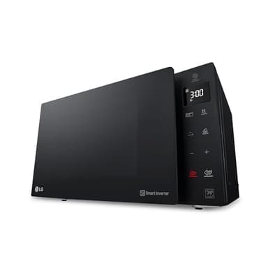 LG MH6535GDS Forno Microonde Smart Inverter con Grill al Quarzo, 25 Litri, 1000 W, Programmi Automatici, Livelli di Potenza Regolabili, Cottura a Vapore - Nero