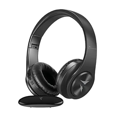 TECHMADE Cuffie TV wireless senza filo, con trasmettitore - adattatore universale jack 3,5 cavo ottico, RCA- lunga autonomia - per adulti, anziani