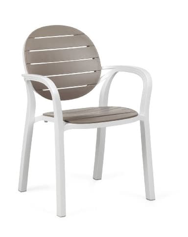 Nardi ND/173 palma sedia – bianco/tortora