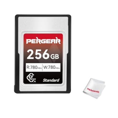 Pergear Scheda di memoria CFexpress di tipo A, fino a 780 MB/s di velocità di lettura e 780 MB/s di velocità di scrittura per 4K 120P, 8K 30P, compatibile con fotocamera Sony Alpha and FX