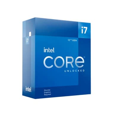 Intel Core i7-12700KF, processore desktop, per sistemi desktop 12 (8P+4E) core fino a 5,0 GHz sbloccato LGA1700 serie 600 chipset 125 W