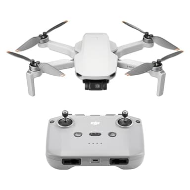 DJI Mini 4K, drone per adulti, fotocamera 4K HD, meno di 249 g, stabilizzatore 3 assi, trasmissione video 10 km, return automatico, resistenza al vento, 31 min di volo, C0, volo