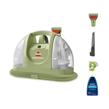 BISSELL Little Green, Lavatappeti, Lavatappezzeria per Macchie Quotidiane e Sporco, Lava Tappezzeria per Tappeti, Auto, Pulisci Divani, Moquette, Materassi e Altro, Potente Motore da 340W, 4098N