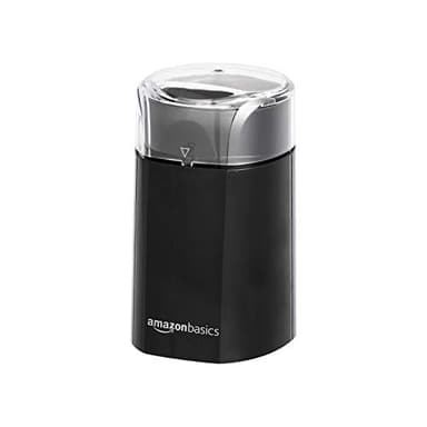 Amazon Basics Macinacaffè elettrico, nero