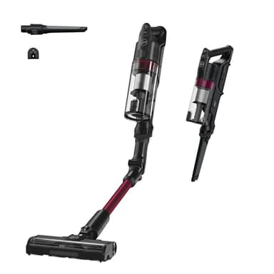 Hoover HF1P10HX 011 39401057, Aspirapolvere Scopa Senza Fili, Nero/Magenta
