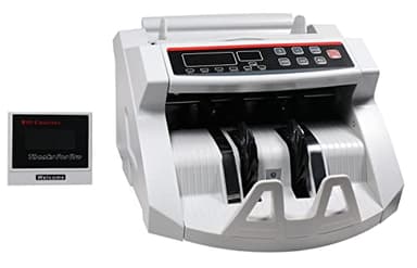 Conta Banconote Professionale Con Rilevatore Di Banconote False E Doppio Display Led
