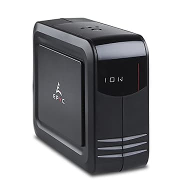EPYC® ION - UPS per Computer, MAC, e Alimentatori PFC Attivo (PS5, PS4 Pro, XBOX), Potenza 1000VA/600Watt, Gruppo di Continuità per Console e PC da Gaming, 3 Uscite Schuko, UPS 1000VA Offline