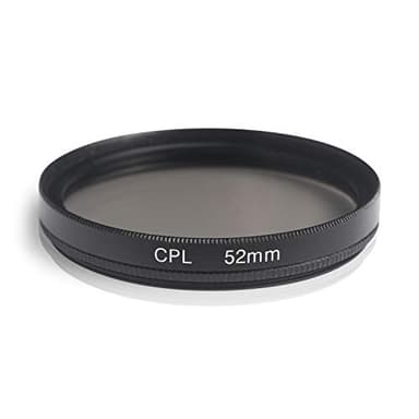 Ares Foto® Filtro Polarizzatore Circolare. Polarizing Filter. Realizzato in vetro ottico e alluminio. Per Canon Sony Nikon Fujifilm Pentax Tamron Sigma Leica Olympus Panasonic (52mm)