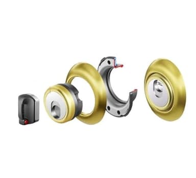 DEFENDER MAGNETICO ANTIACIDO MR500Y-25D1 DIAMETRO mm.50 OTTONE LUCIDO