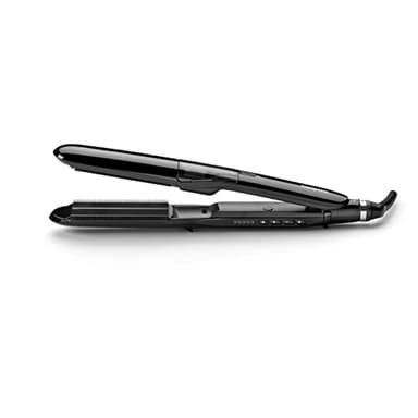 BaByliss ST492E Piastra a Vapore Steamstraight, Piastre in Ceramica da 39 mm, Riscaldamento Advanced Ceramics, Idrata e Liscia i Capelli, 5 Temperature, Auto Spegnimento di Sicurezza