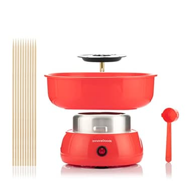 InnovaGoods Cantty Macchina per Zucchero Filato, 450 W, PP, ABS e Acciaio Inossidabile