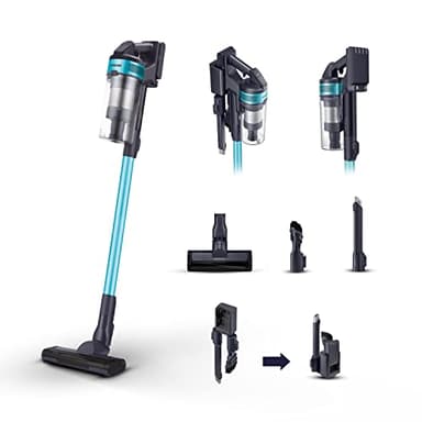 Samsung Aspirapolvere Senza Fili Jet™ 60 Turbo VS15A6031R1/ET, Senza Sacco, Potenza 150W, Fino a 40 min di autonomia, Menta