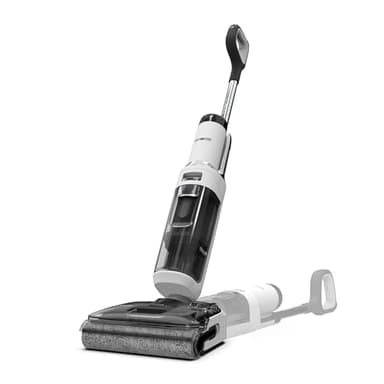 Tineco FLOOR ONE STRETCH S6 aspirapolvere a secco e umido, inclinazione fino a 180°, design compatto 13 CM autopulente e con asciugatura veloce a 70°C, pulizia dei bordi su ambo i lati