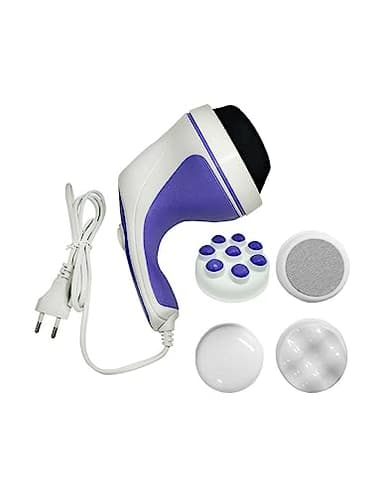 MASSAGGIATORE ANTICELLULITE DONNA 4 IN 1 , TRIPLA AZIONE CIRCOLARE, TONIFICANTE E RASSODANTE, POTENZA REGOLABILE, 25 W