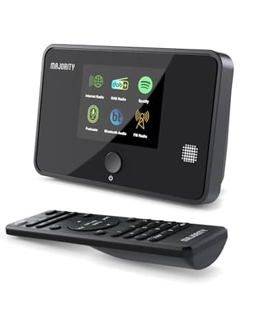 Streamer Audio Hi-Fi | DAB+ Radio Internet Wifi | Sintonizzatore DAB Hifi | Bluetooth e Spotify Connect | Streamer Hifi con Display a Colori e 90 Preimpostazioni | Majority Robinson IR Internet Radio