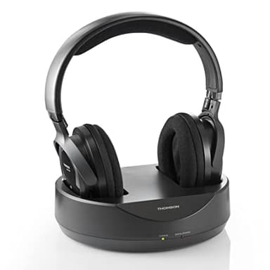 Thomson WHP3001BK Cuffia Wireless, Nero