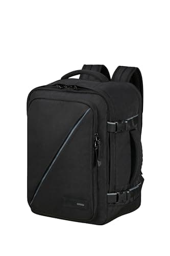American Tourister Take2Cabin - Wizz Air/Vueling Cabin Bag 30 x 20 x 40 cm, 26,5 L, 0,60 kg, bagagli a mano, backpack aereo S/M Underrseater, nero (nero)