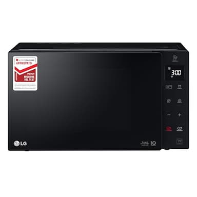 LG MH6535GIB Forno Microonde Smart Inverter con Grill al Quarzo, 25 Litri, 1150 W, Programmi Automatici, 5 Livelli di Potenza Regolabili - Nero Fumè