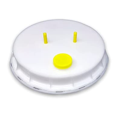 Nutritore a depressione rotondo in plastica per apicoltura | made in Italy