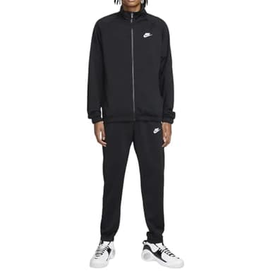 Nike Men's Tracksuit M Nk Club Pk Trk Suit, Black/White, FB7351-010, M
