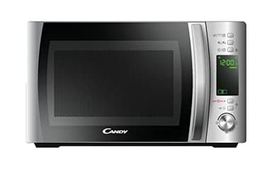 Candy COOKinAPP Forno a Microonde con Grill, 20 Litri, 700W, 40 Programmi, App Simply-Fi, Funzione Defrost e Start Express, Child Lock, Libera Installazione, 44 x 35,75 x 25,9 cm, Argento - CMXG20DS