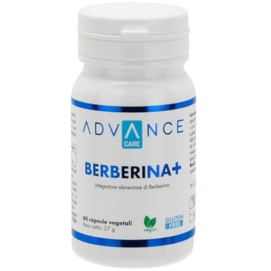Berberina+ - Integratore alimentare di berberina HCl - 60 capsule