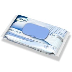 Tena Wet Wipes Salviette Per L'Igiene Quotidiana- 12 Pacchetti X 48 Salviette